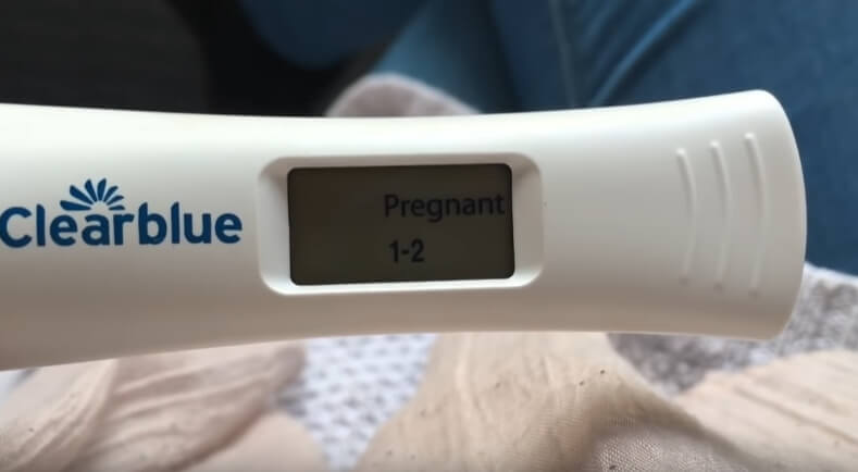 Тест на беременность показывает результат